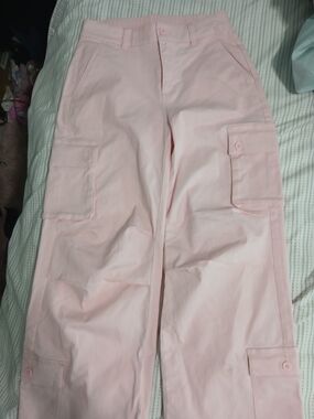 wild fable Light Pink Straight-Leg Cargo Pants